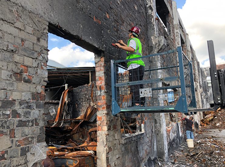 房屋火灾后检测